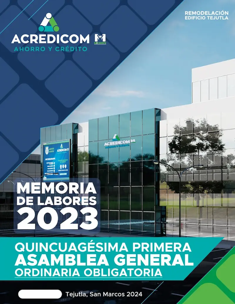 Portada de memoria de labores 2023