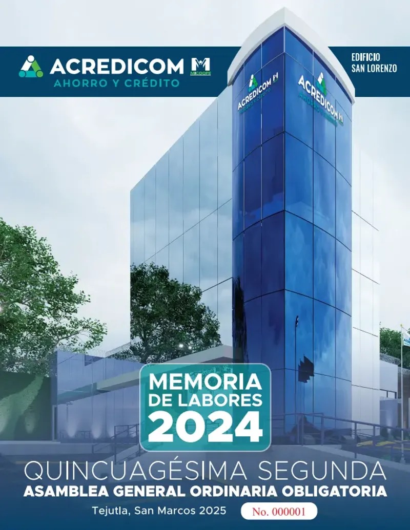 Portada de memoria de labores 2024